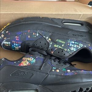 Nike Air Max 90 Black with Multicolor Pattern